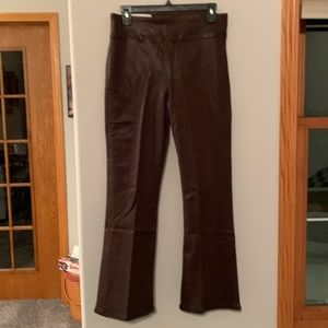 Frame Jetset Crop Mini Boot Jeans, Espresso Coated. Size 30-34